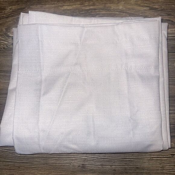 NEW ONE Eclipse Blackout Rod Pocket Panel Curtain Drape 42"x84" Braxton WHITE - Picture 1 of 4